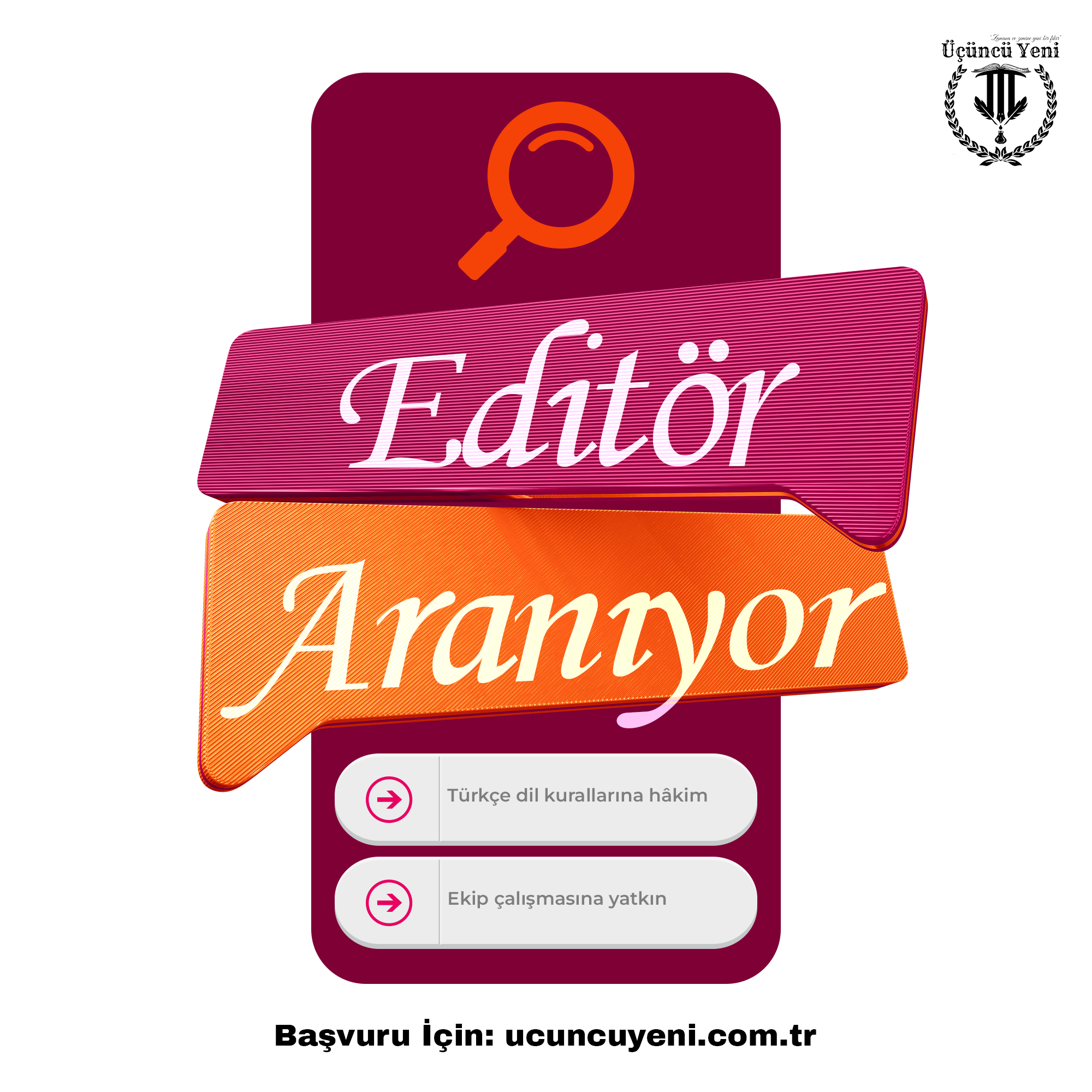 Editör Aranıyor